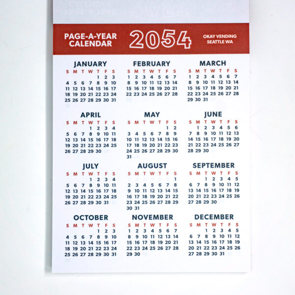 Page-A-Year Calendar - Image 3